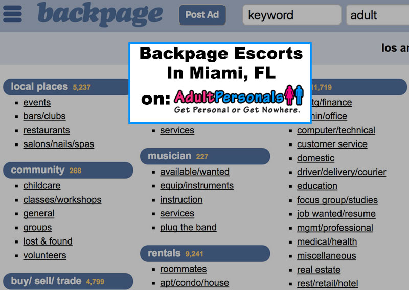 annmarie fogarty recommends backpage com miami escorts pic