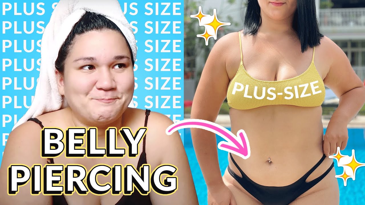 Best of Belly button piercing chubby