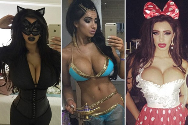 Best of Big tits halloween costume