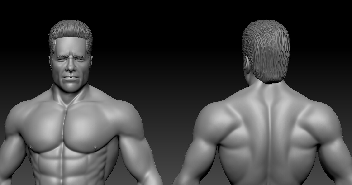 adam tribble share billy herrington 3d model photos