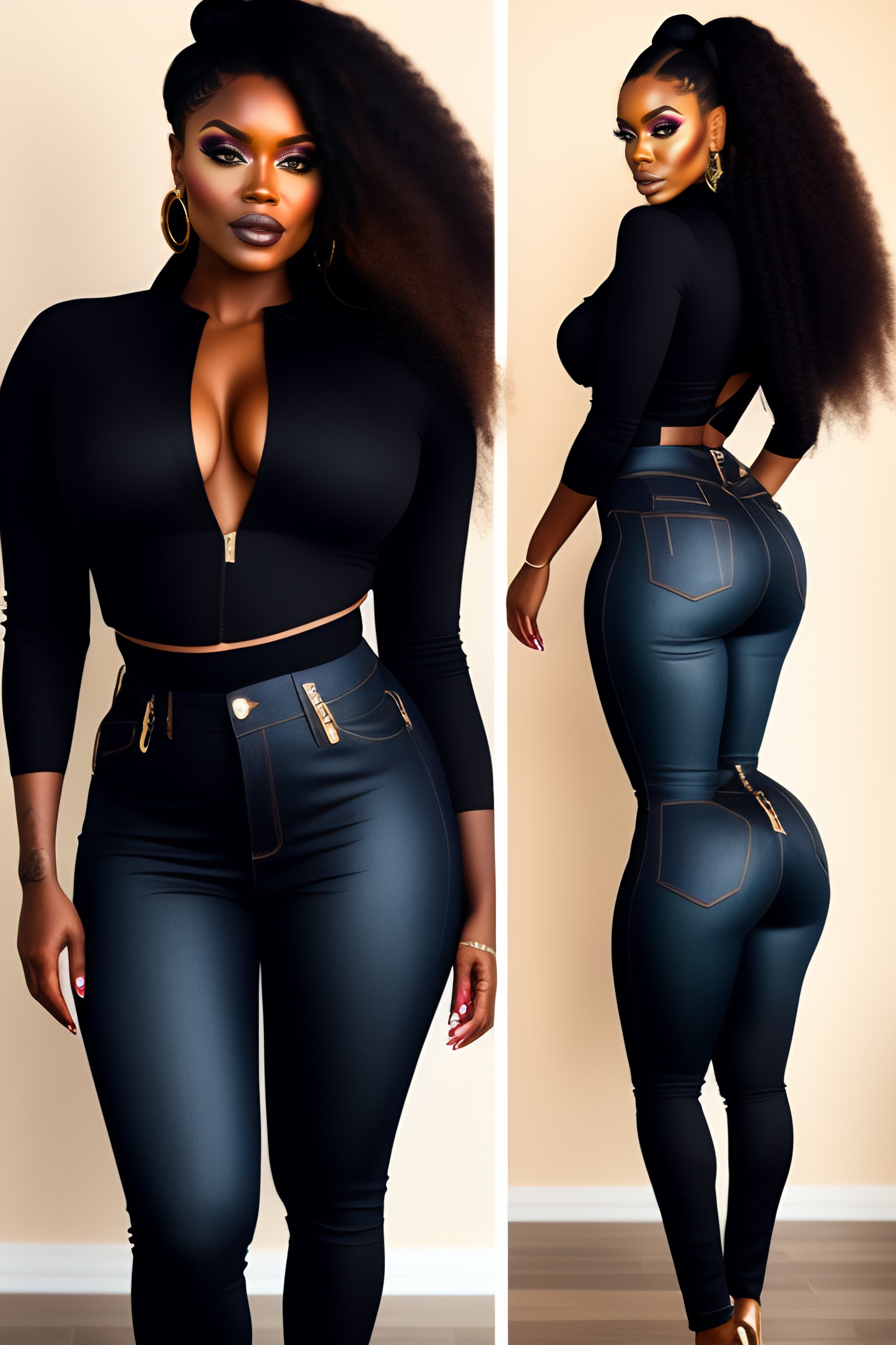 ajay parkar share black girl tight jeans photos