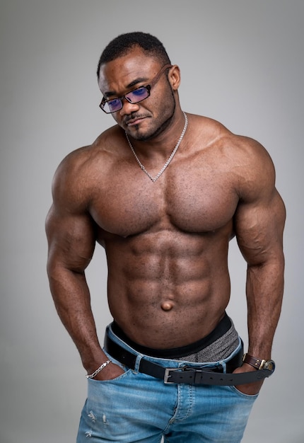 david playford add black guy with abs photo