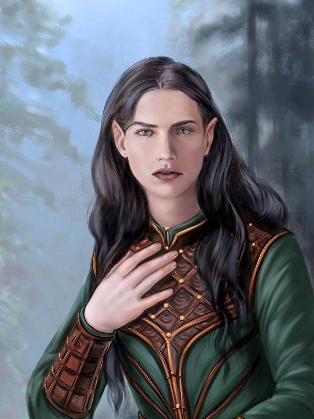 Best of Black haired female elf