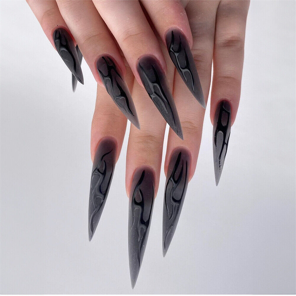anthony relota recommends Black Sharp Nails