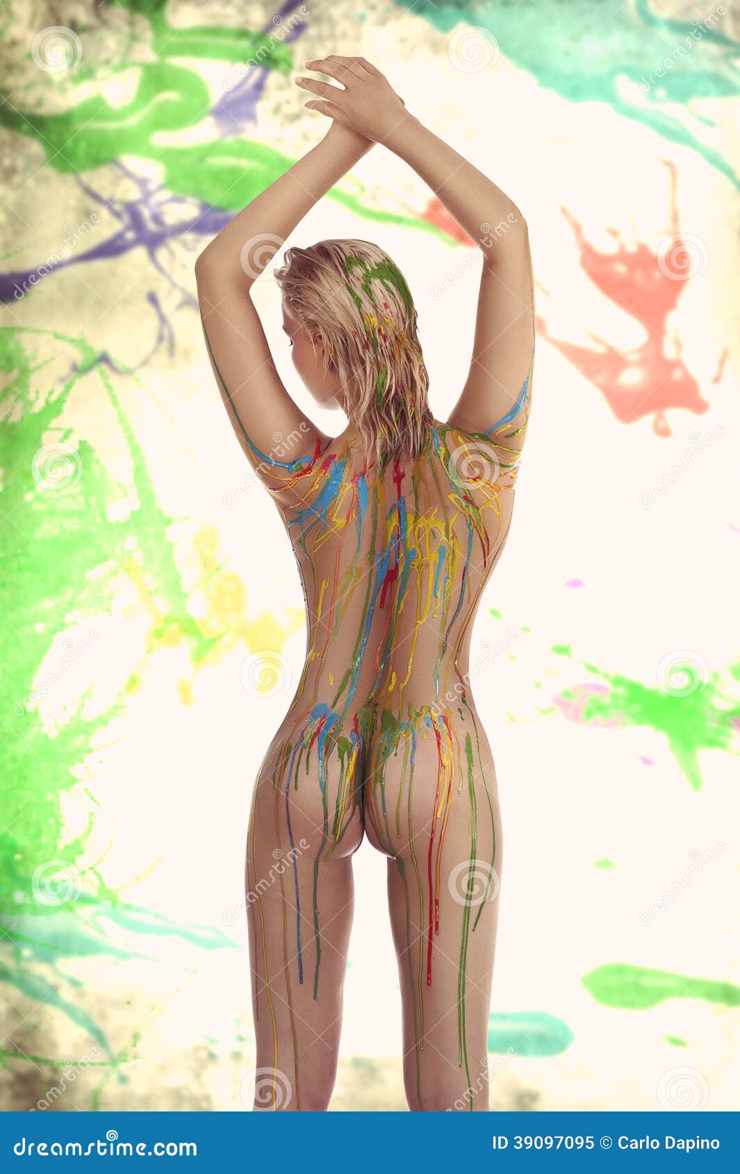 body painting nude women