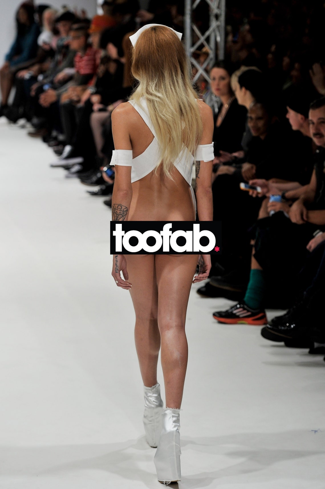 adriane hoff recommends bottomless fashion show pic