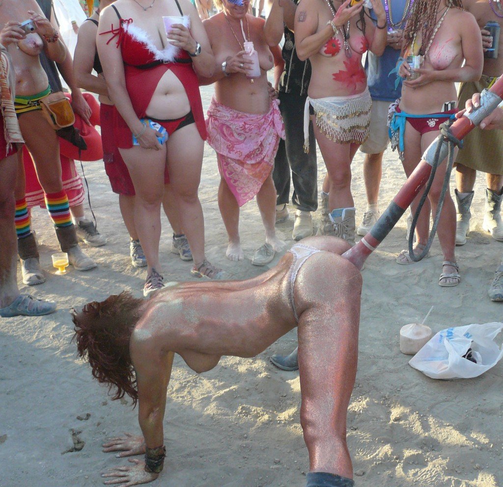 burning man naked