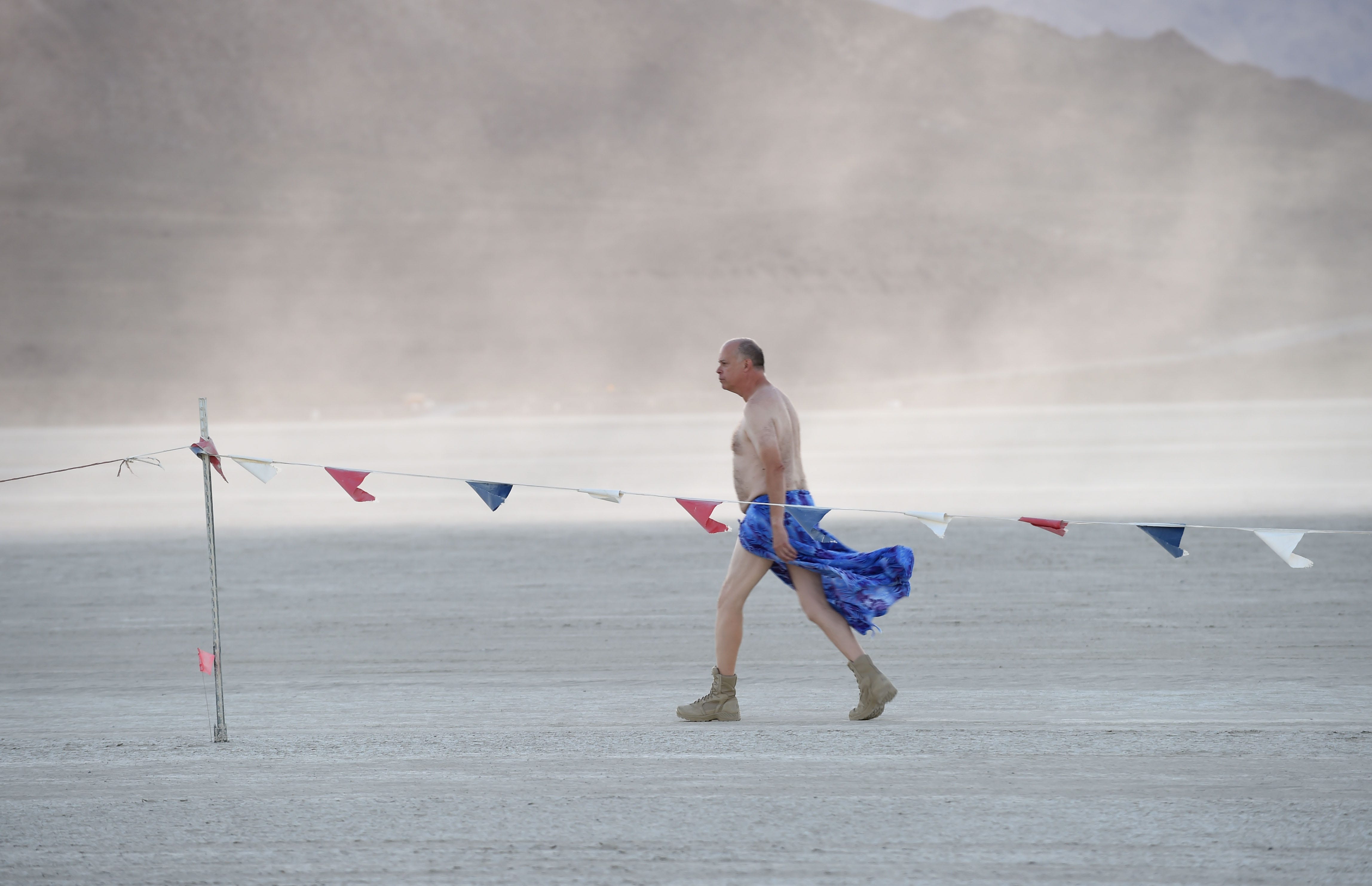 Burning Man Naked Photos wrestling nude