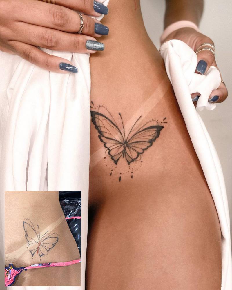 Best of Butterfly vagina tattoo