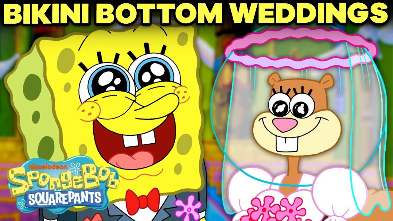 Best of Spongebob and sandy wedding