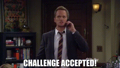 brandon foushee recommends challenge accepted gif pic