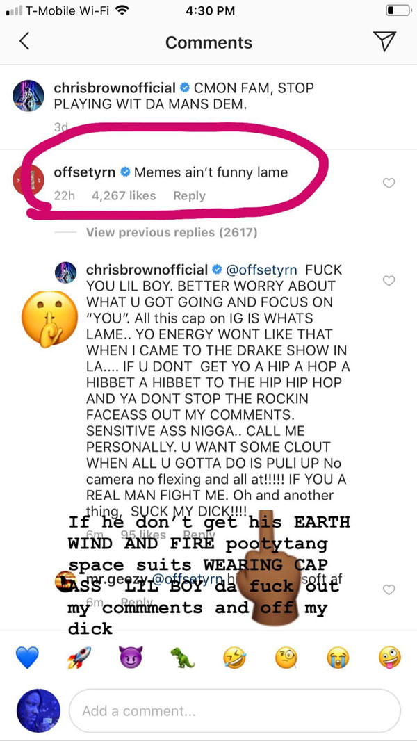 derek lafontaine recommends Chris Brown Dick Pic
