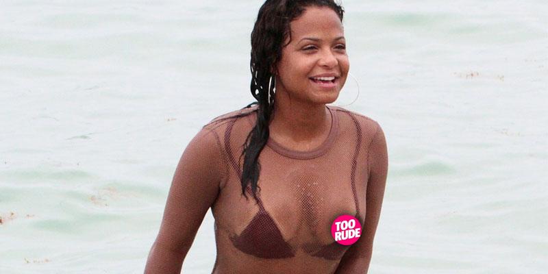 anna dorn add photo christina milian nip slip