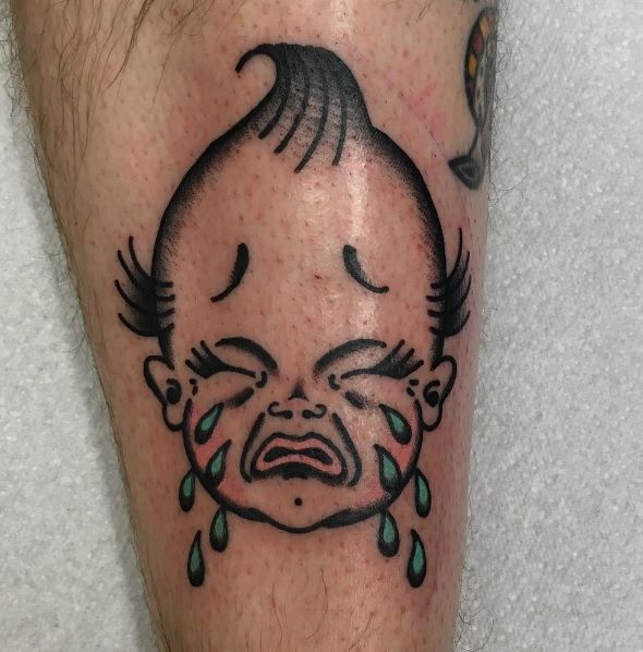 colleen haire recommends Crying Baby Tattoo