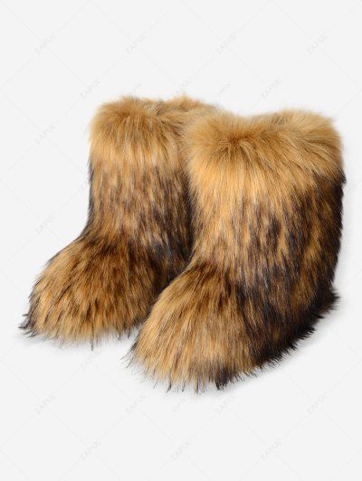 Big Fluffy Fur Boots dansk porno