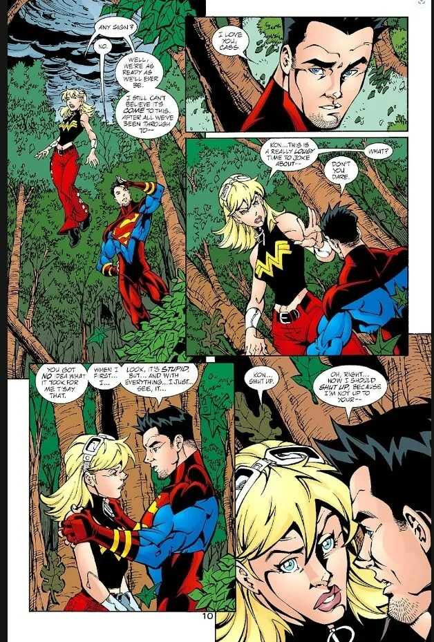 cha inocentes recommends Superboy And Supergirl Kiss