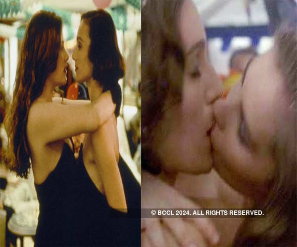 denise richards lesbian kiss