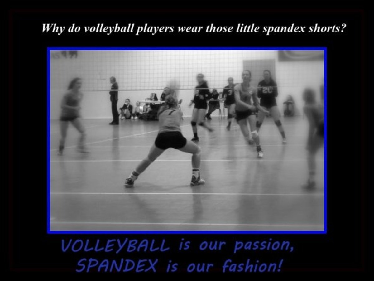 do you wear underwear with spandex for volleyball