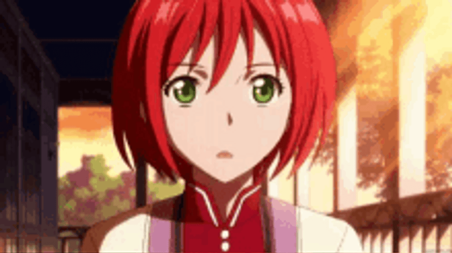 debra jablonski recommends anime girl with red hair gif pic