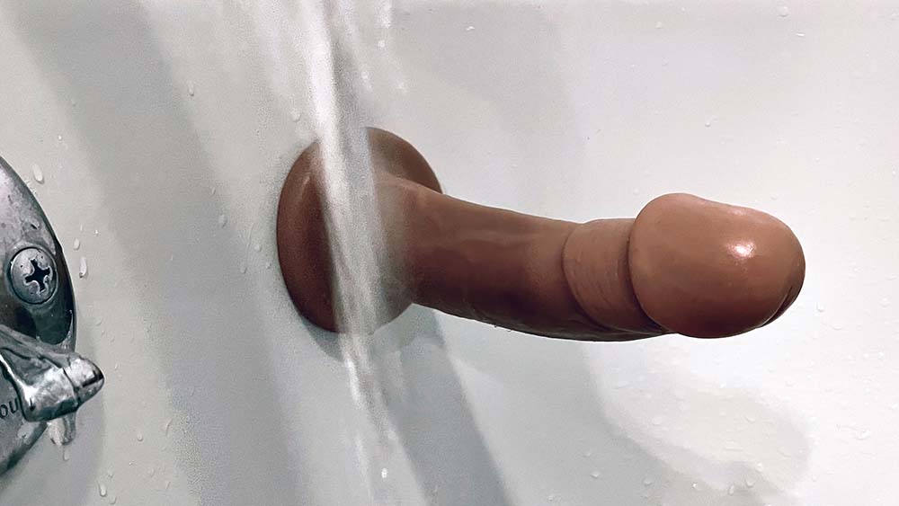 dex xed recommends dildo on shower wall pic