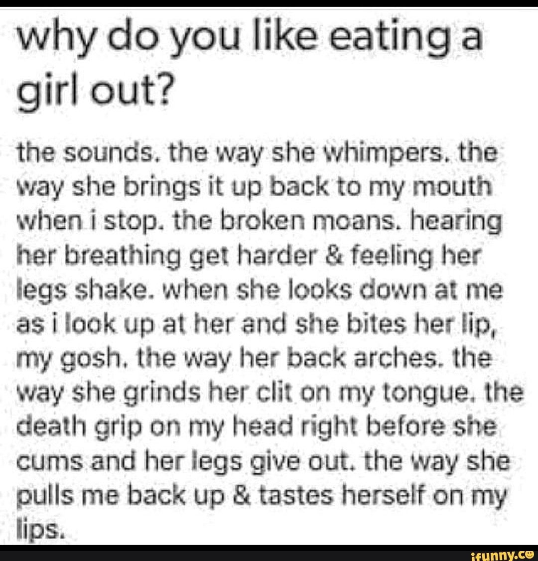 behrooz shahsavari recommends Eating A Girl Out Meme
