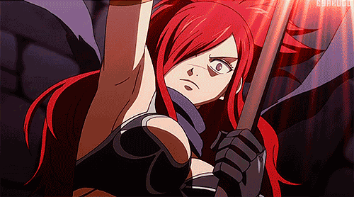 anthony reading recommends erza scarlet hot gif pic