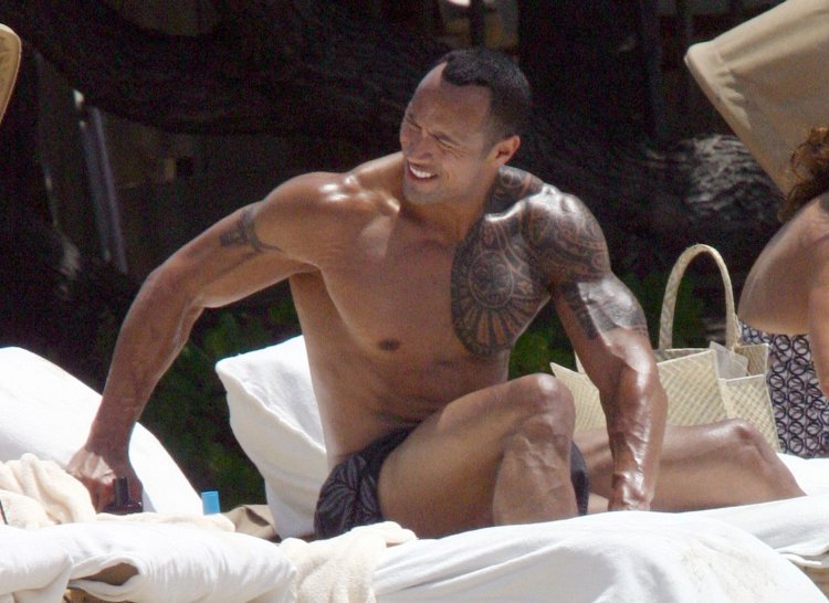 Best of Naked pictures of the rock