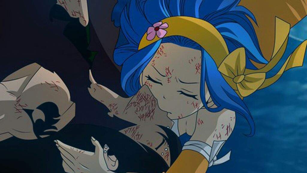 gajeel and levy kiss