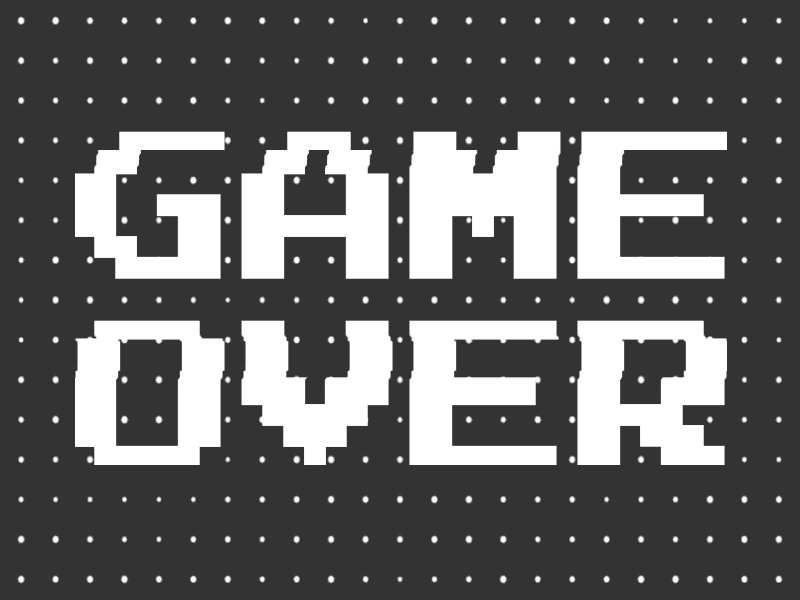 Best of Game over gif