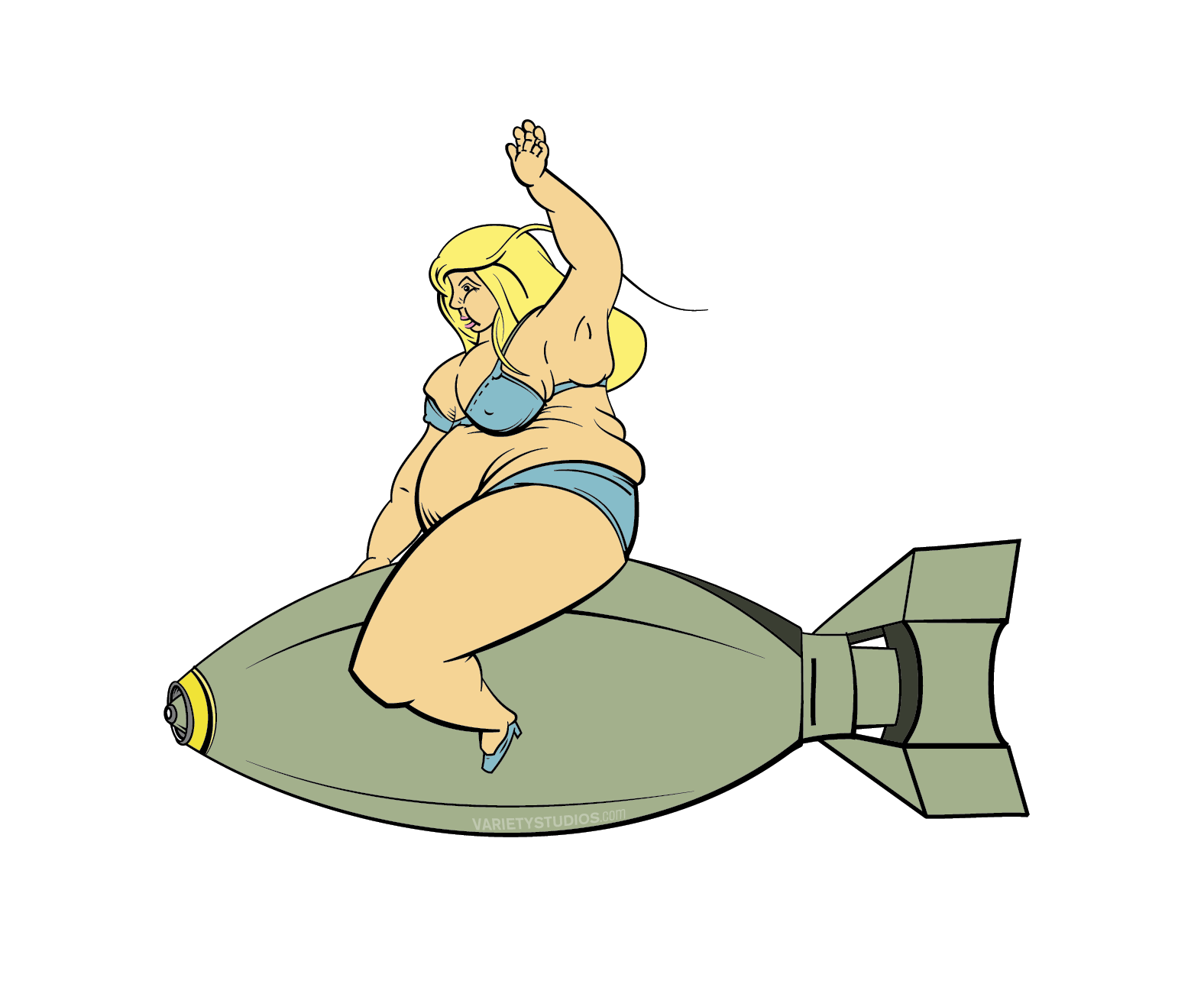 Best of Girl riding a bomb