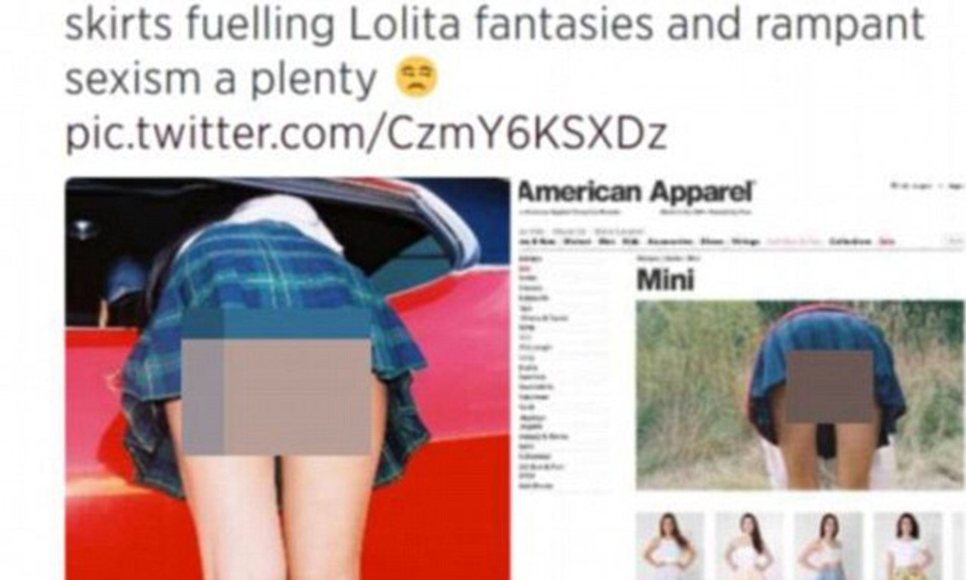 dean jowett add girls bent over skirts photo