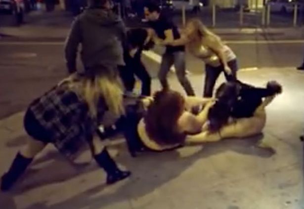 christine karamallis recommends girls street fights caught on tape pic