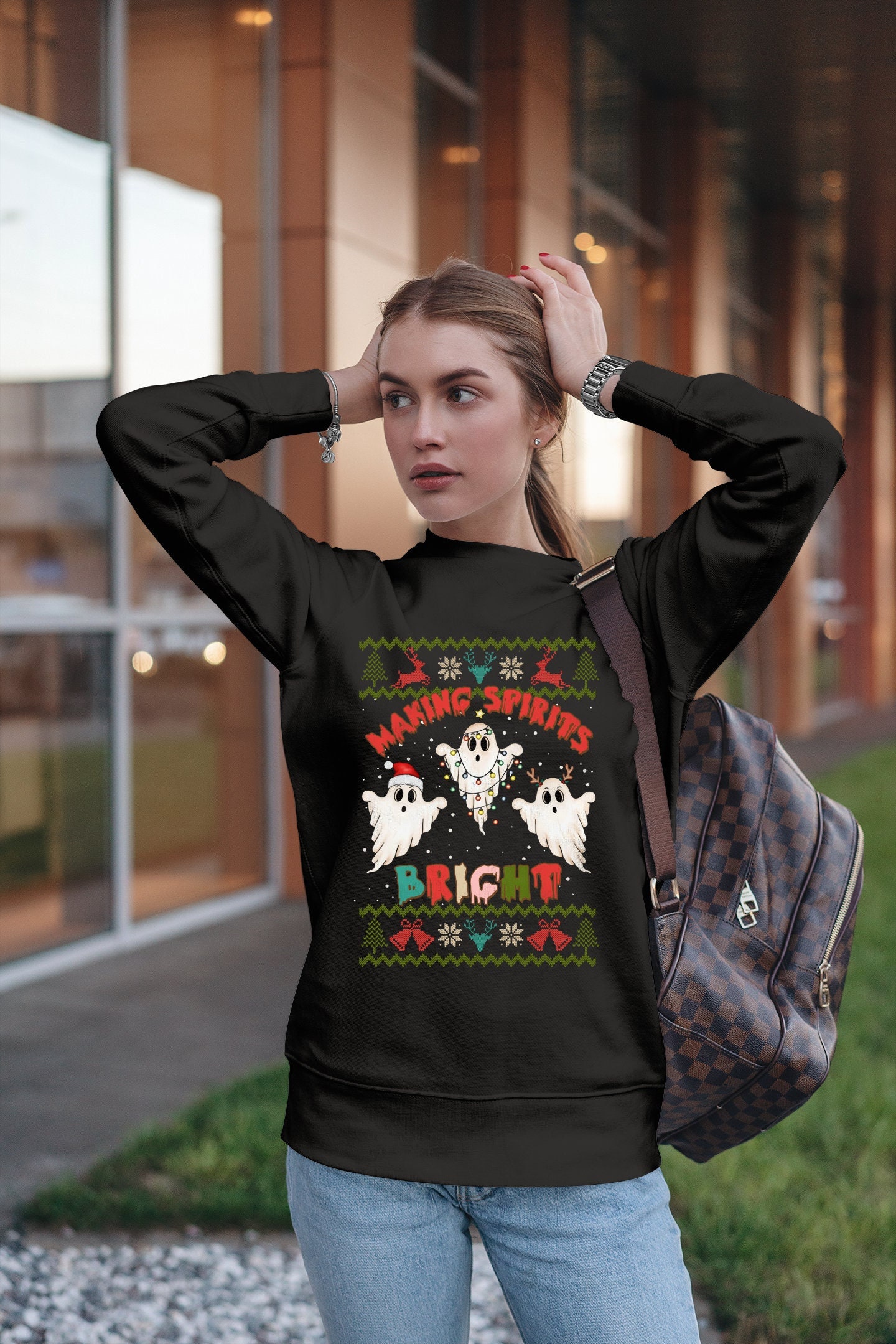 Best of Goth ugly christmas sweater