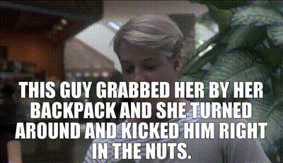 grab him by the nuts