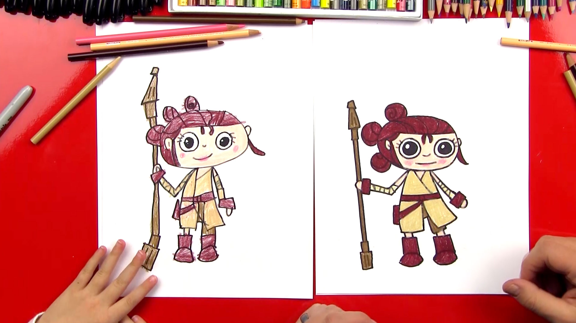 carnell richardson recommends How To Draw Rey Star Wars