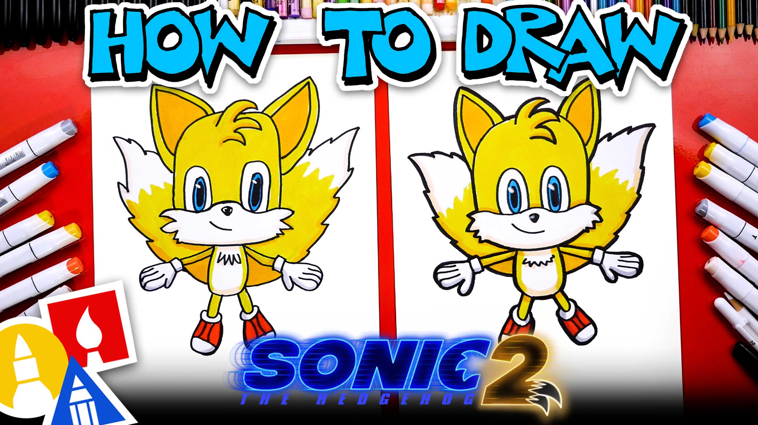 Best of How to draw tails from sonic