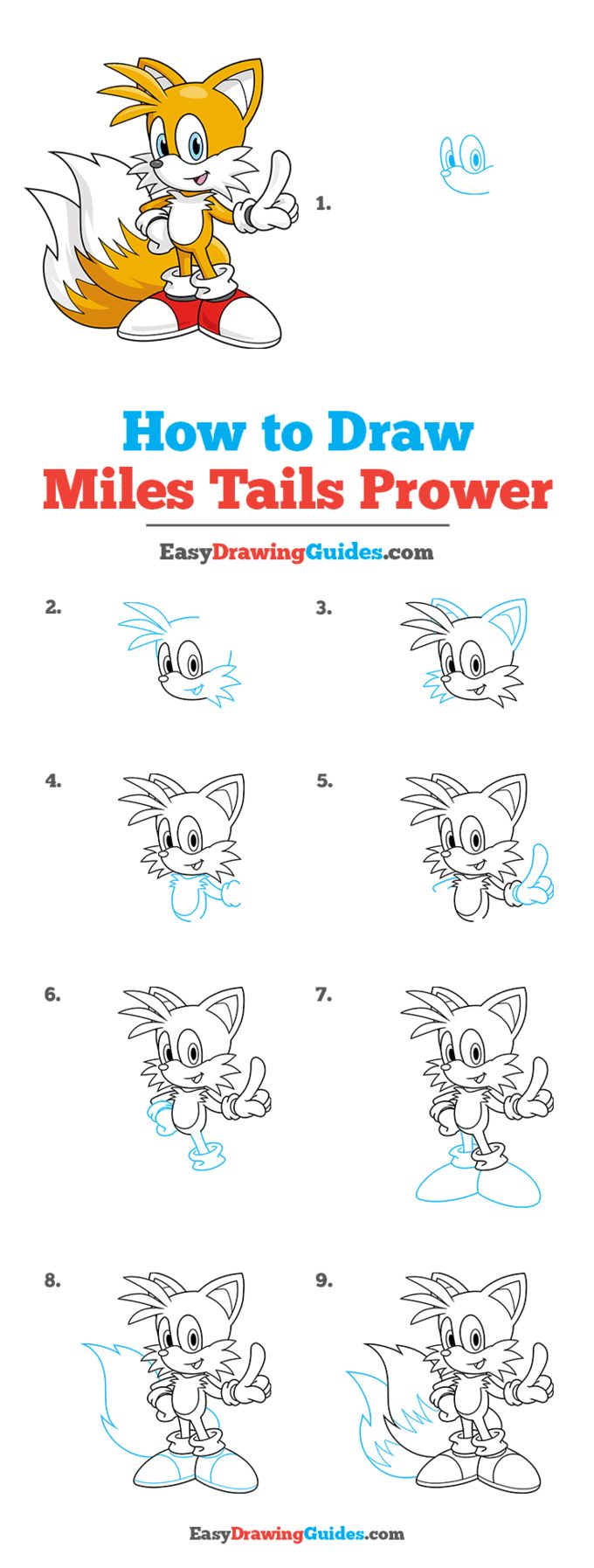 ben casteel add how to draw tails from sonic photo