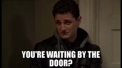 amy pettry recommends i was waiting for you at the door gif pic