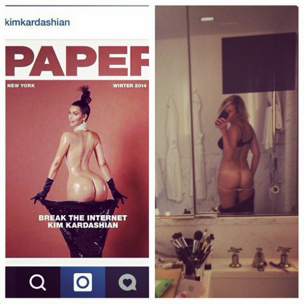 barbara j phillips recommends Kim Kardashians Bare Ass