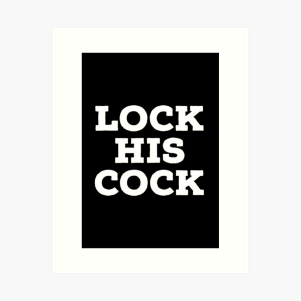 Lock The Cock in sweater