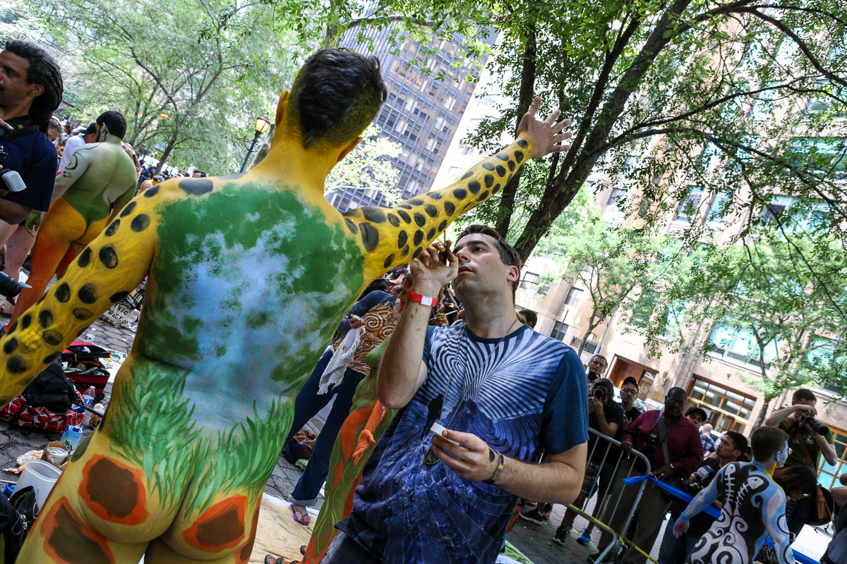 Best of Male body painting festival