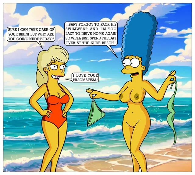 anastasia waterfield recommends marge and the nude beach pic