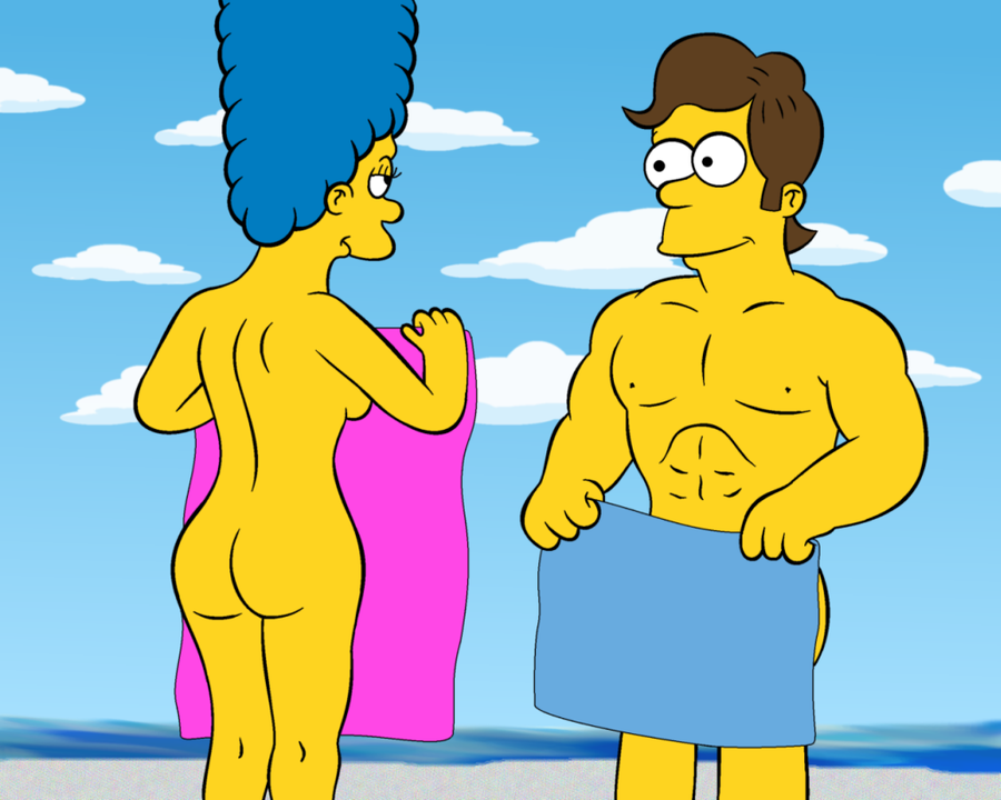 dale lauzon share marge and the nude beach photos