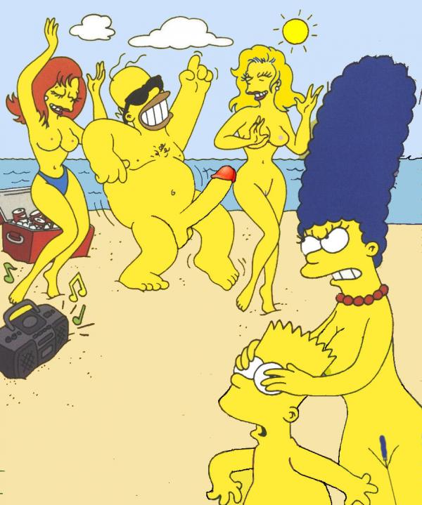 andrew bertoldo recommends marge and the nude beach pic