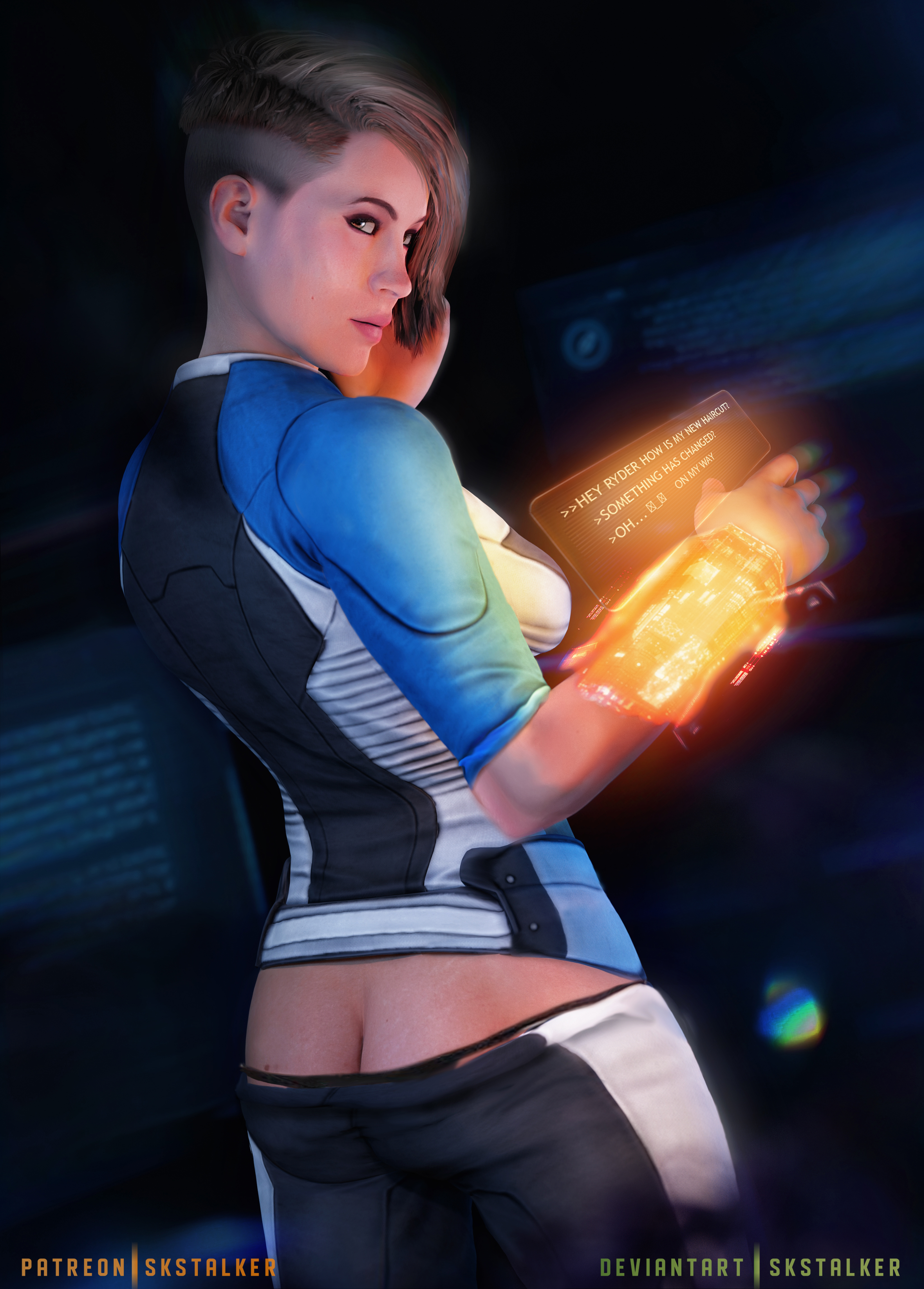 Mass Effect Andromeda Cora Porn sex chet