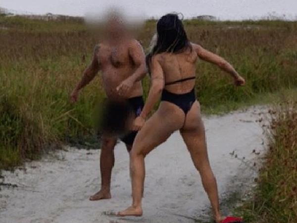 beverly feldman add masterbating on nude beach photo