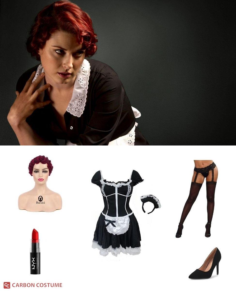 Moira American Horror Story Costume down leg