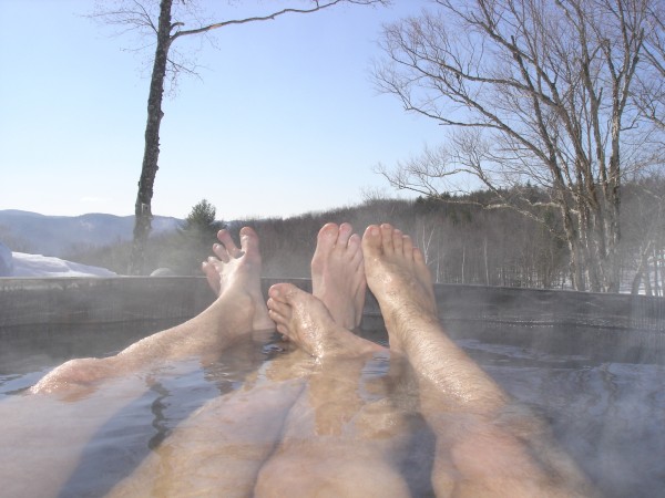 christine seelig recommends Naked Men Hot Tub