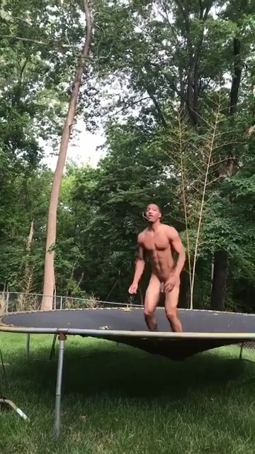 Best of Naked on a trampoline