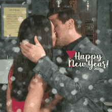 new years eve kiss gif